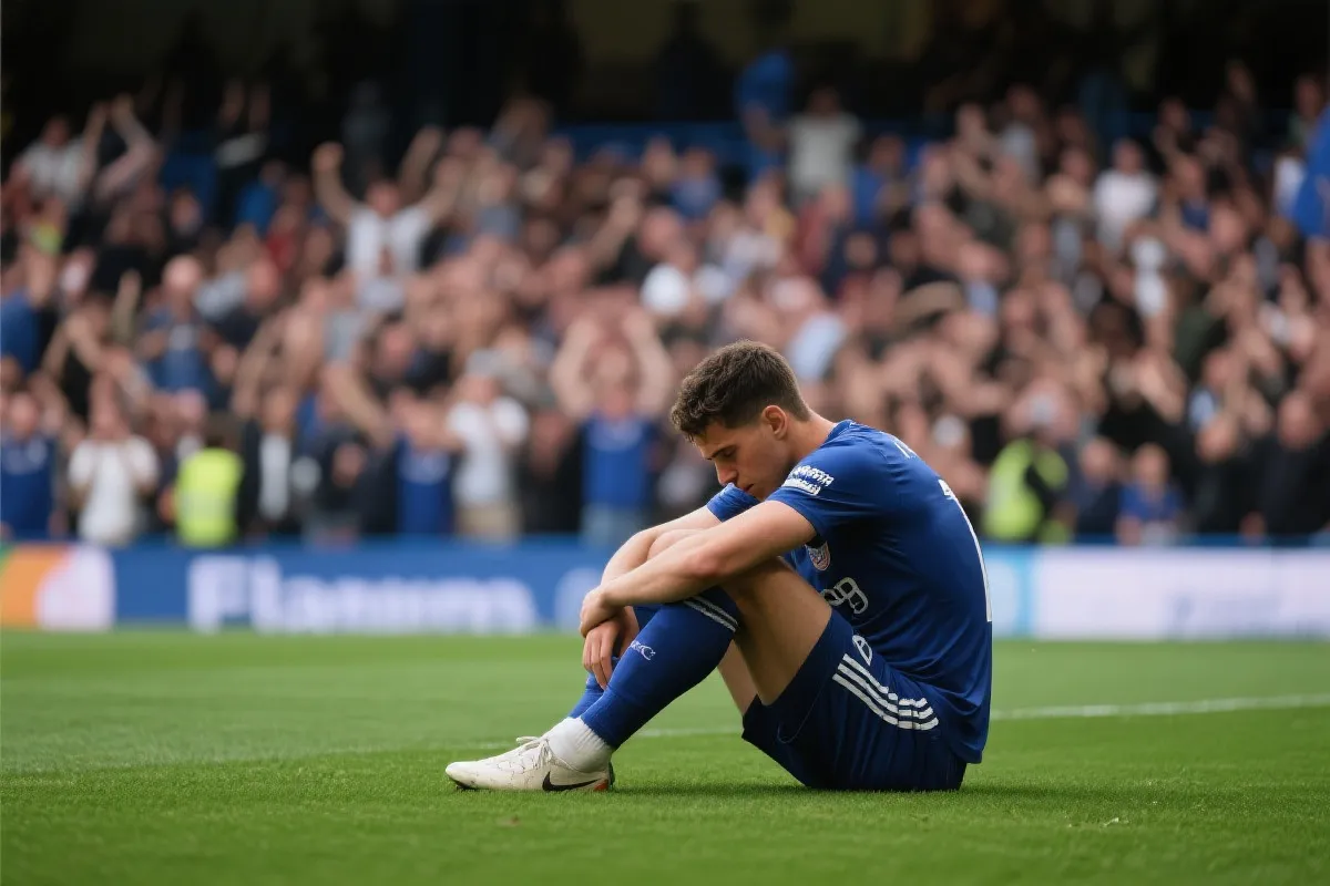 球员赛后落寞背影